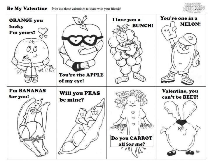 Be My Valentine Kids Activity Sheet