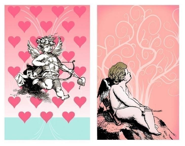 Cupid Valentine Card Templates