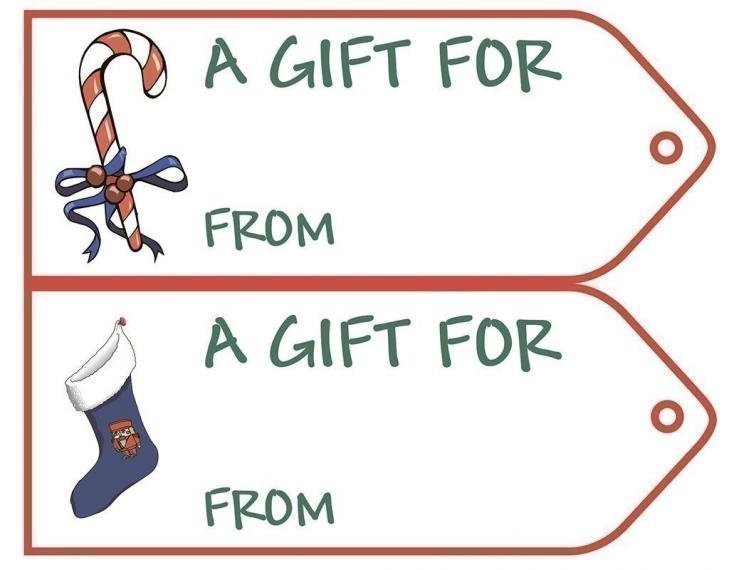 Christmas Gift Tag Templates