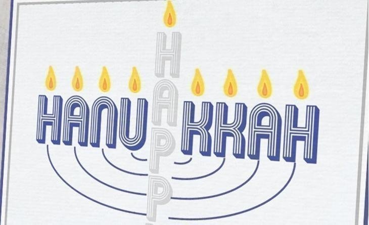Hanukkah Menorah Sign Template