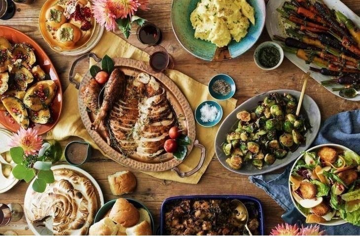 THE ALL-IN-ONE SHOPPING LIST FOR THE TRADITIONAL THANKSGIVING DINNER